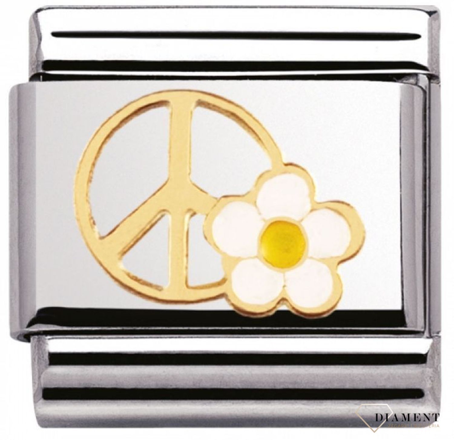 Nomination - Link 18K zawieszka złoto 'Pacyfa z kwiatem' 030270 06 zawieszki nomination nomination baza biżuteria nomination.jpg